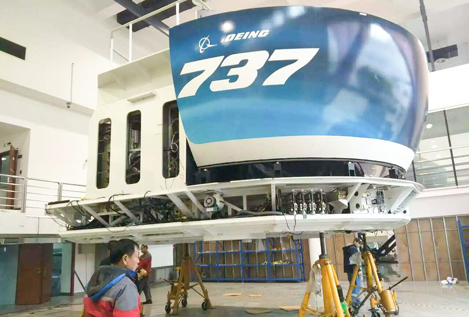 波音模拟機安裝